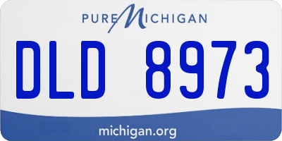 MI license plate DLD8973