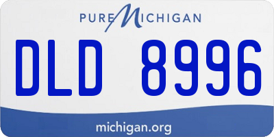 MI license plate DLD8996