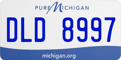 MI license plate DLD8997