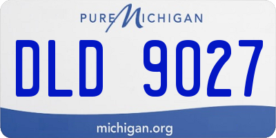 MI license plate DLD9027