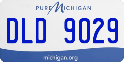 MI license plate DLD9029