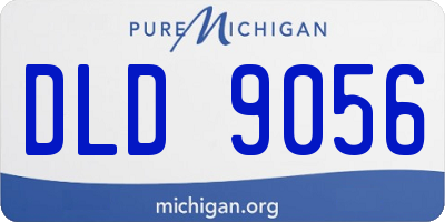 MI license plate DLD9056