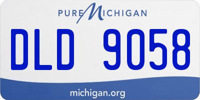 MI license plate DLD9058