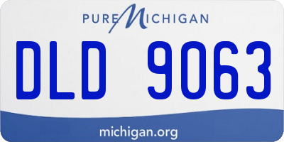 MI license plate DLD9063
