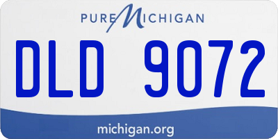 MI license plate DLD9072