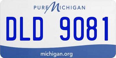 MI license plate DLD9081