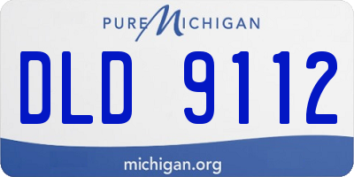 MI license plate DLD9112