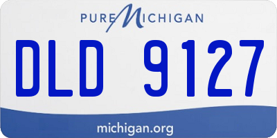 MI license plate DLD9127