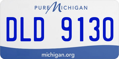 MI license plate DLD9130
