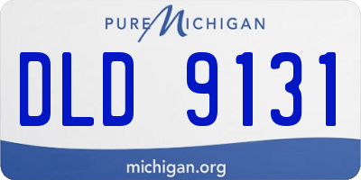 MI license plate DLD9131