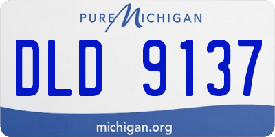 MI license plate DLD9137