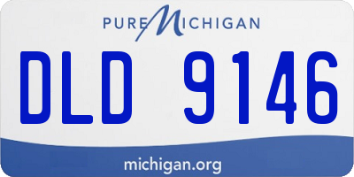 MI license plate DLD9146