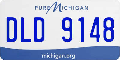MI license plate DLD9148