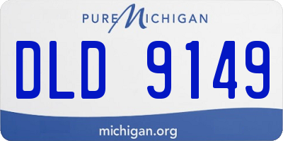 MI license plate DLD9149
