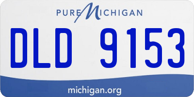 MI license plate DLD9153