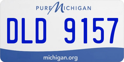 MI license plate DLD9157