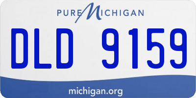 MI license plate DLD9159