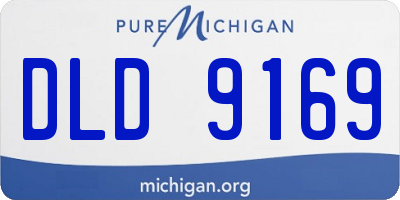 MI license plate DLD9169