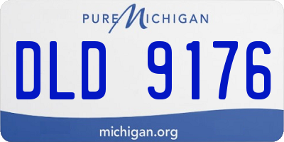 MI license plate DLD9176