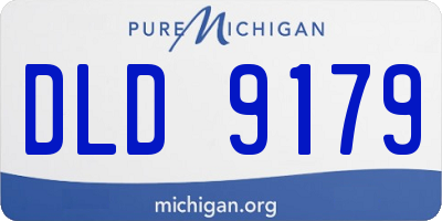 MI license plate DLD9179