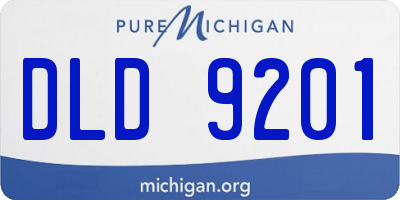 MI license plate DLD9201