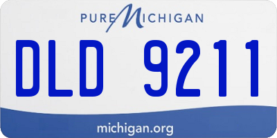 MI license plate DLD9211