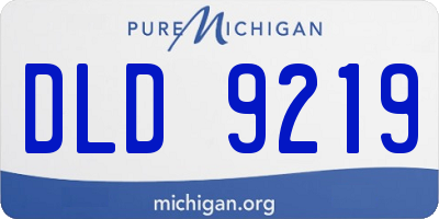 MI license plate DLD9219
