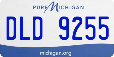 MI license plate DLD9255