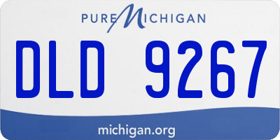 MI license plate DLD9267