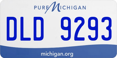 MI license plate DLD9293