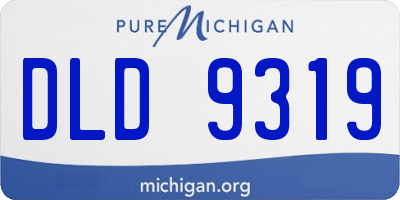 MI license plate DLD9319