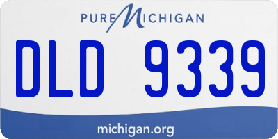 MI license plate DLD9339
