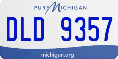 MI license plate DLD9357