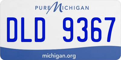 MI license plate DLD9367