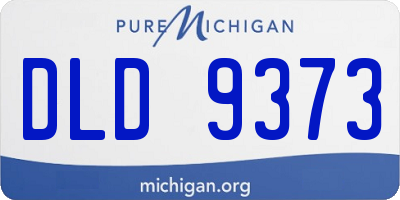 MI license plate DLD9373