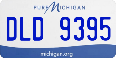 MI license plate DLD9395
