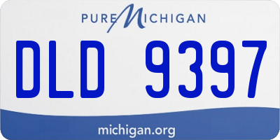 MI license plate DLD9397