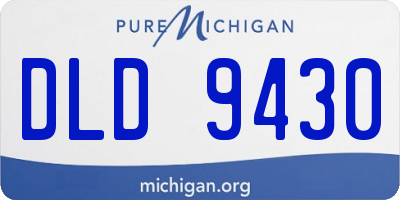 MI license plate DLD9430