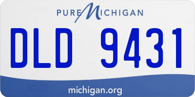 MI license plate DLD9431