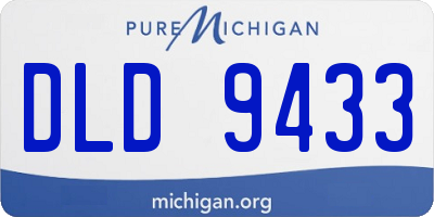 MI license plate DLD9433