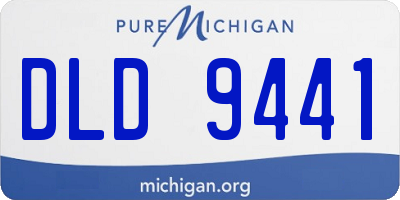 MI license plate DLD9441
