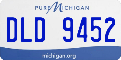 MI license plate DLD9452