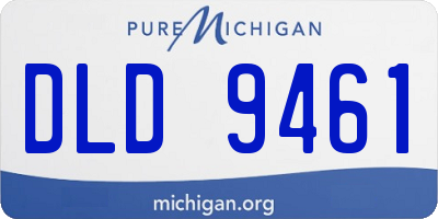 MI license plate DLD9461