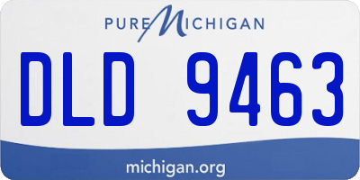 MI license plate DLD9463