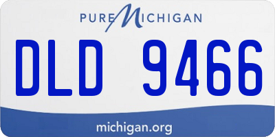 MI license plate DLD9466