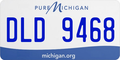 MI license plate DLD9468