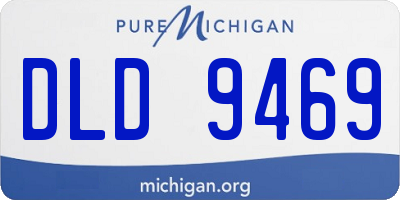 MI license plate DLD9469