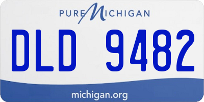 MI license plate DLD9482