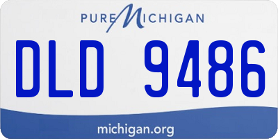 MI license plate DLD9486