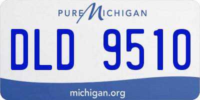 MI license plate DLD9510